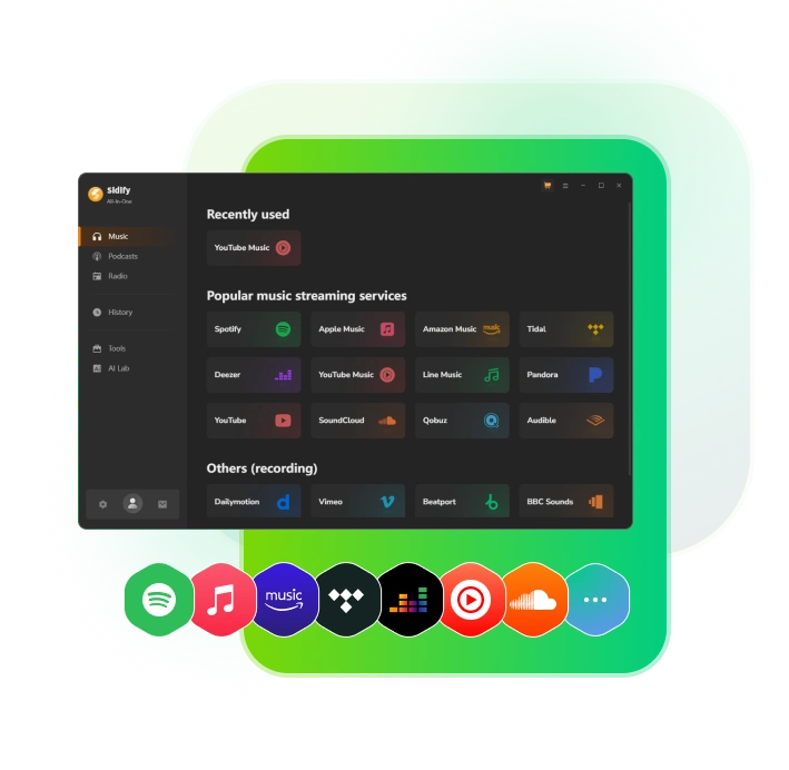 Sidify All in One - The Best Streaming Music Converter