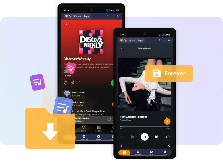 keep spotify music downloads forever