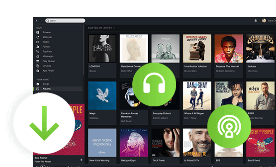 scarica file musicali da spotify