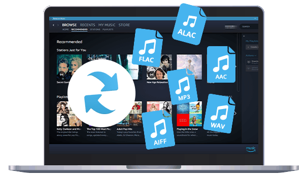 Converti Amazon Music in MP3/AAC/FLAC/WAV