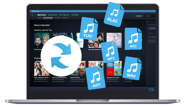 Converti Amazon Music in MP3/AAC/FLAC/WAV