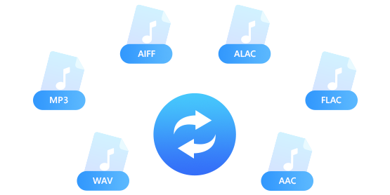 converti la musica delle maree in mp3, aac, wav, flac