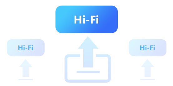 mantenere la qualità dell'audio hi-fi