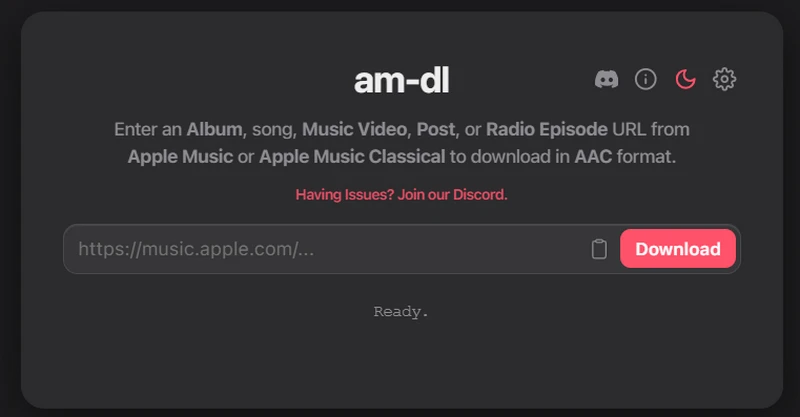 convert apple music url to aac file