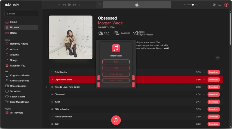 apple music playlist extension downloader