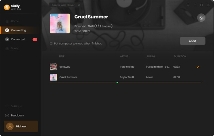 converting deezer music
