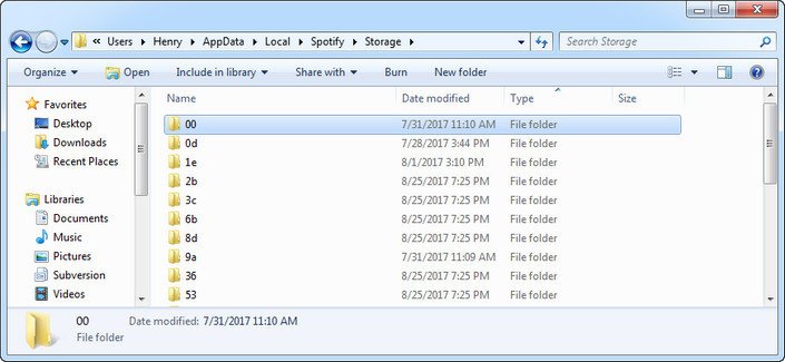 Clear Spotify Cache on Windows