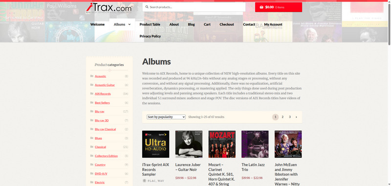 itrax flac music download site