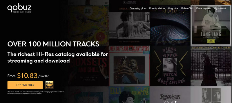 download flac music from qobuz