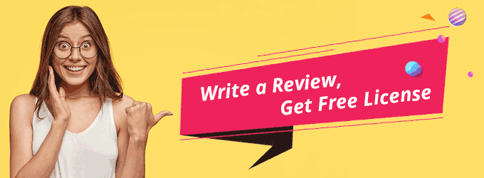 write a review and get free license