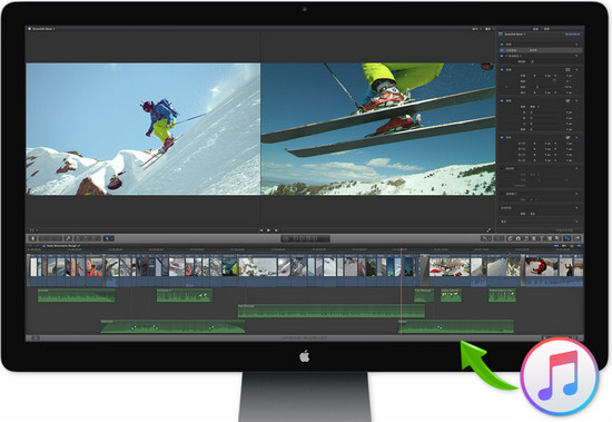 Add Apple Music into Final Cut Pro