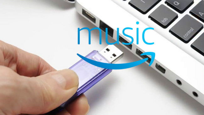 save amazon music to usb drive