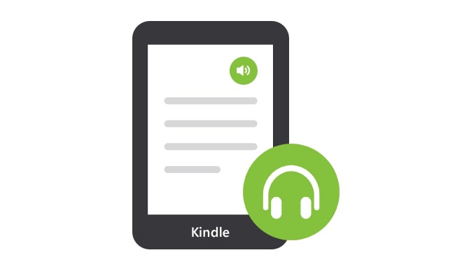 Riproduci audiolibri su Kindle