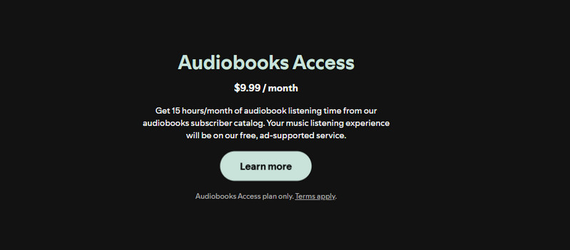 audiobooks access plan