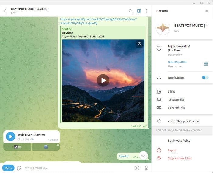beatspot bot downloader