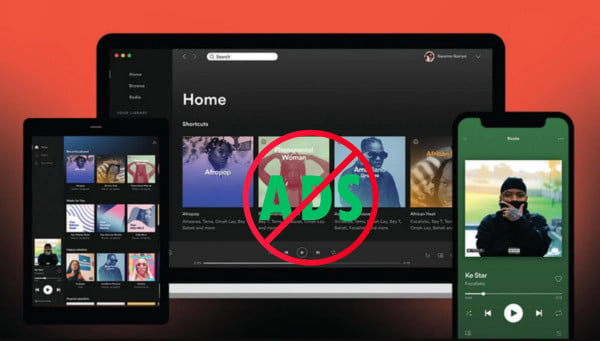 no ads on spotify pc