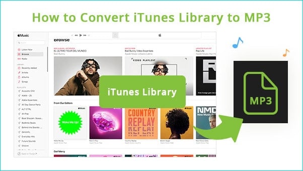 convertire la libreria itunes in mp3