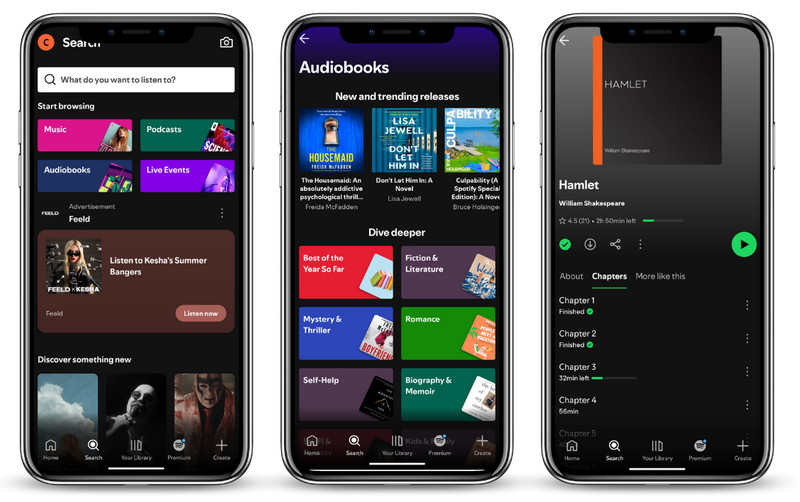 find audiobooks on spotify android