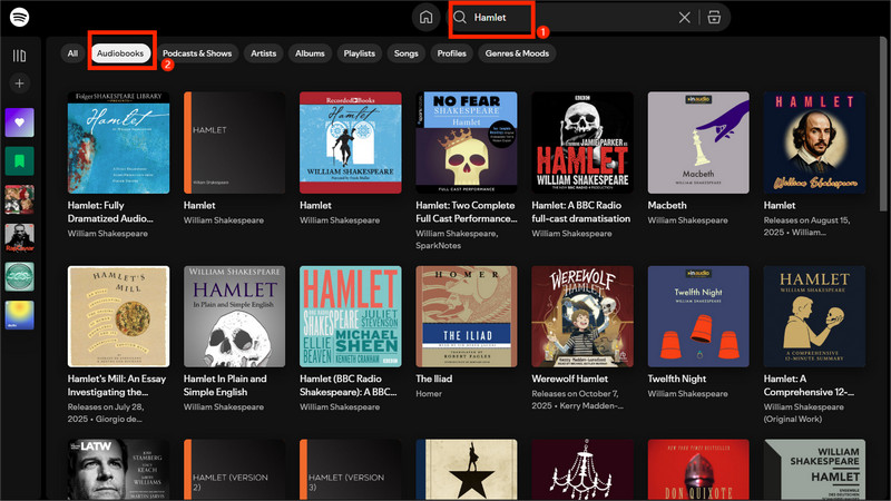 find audioboos through the search box