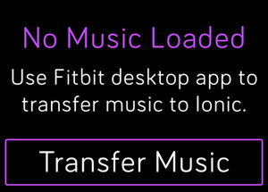 Start transfer local music to Fitbit Versa