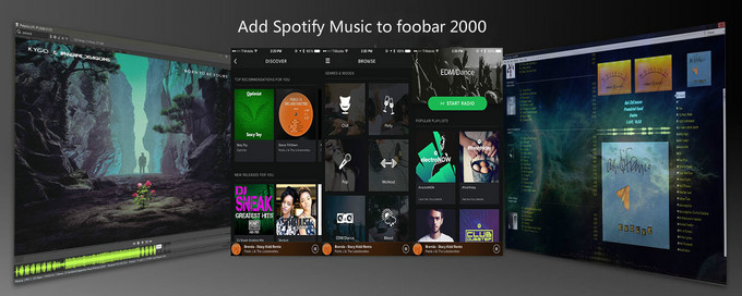 Add Spotify music to foobar 2000