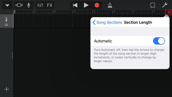 Song sections to Automatic