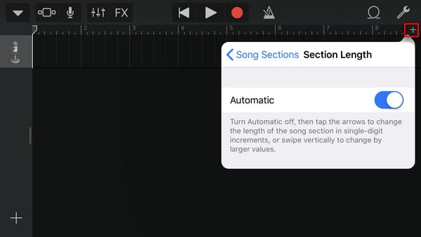 Song sections to Automatic