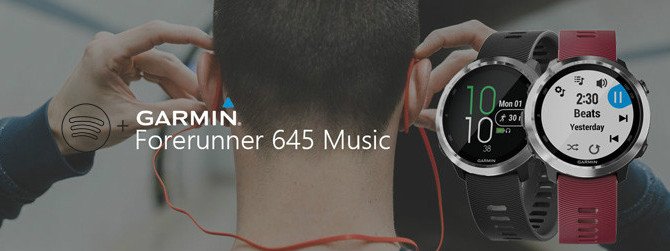 Play Spotify music on Garmin Forerunner 645 Music