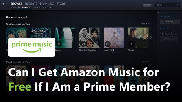 ottieni musica Amazon gratuitamente con l'abbonamento Prime