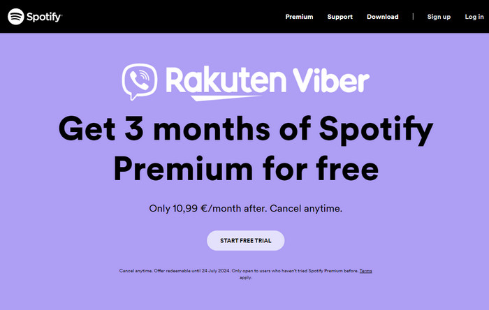 get 3 month spotify premium free