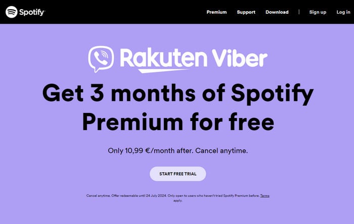 Spotify Premium - price from $3.13