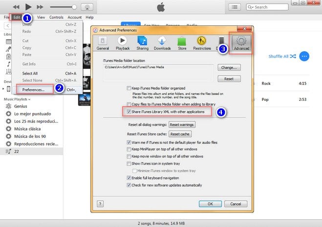 make sure your playlists have veen shared from iTunes