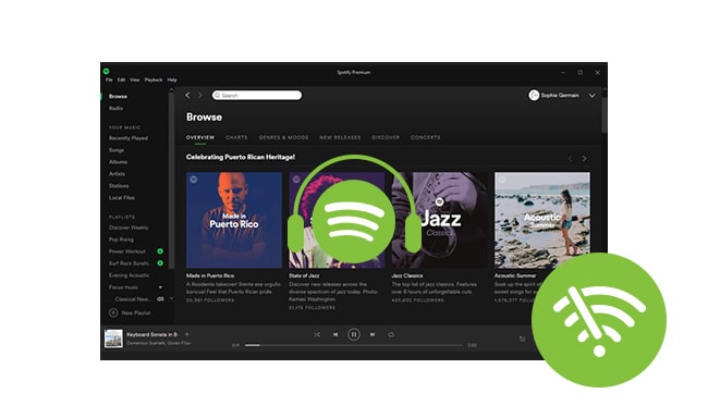 ascolta Spotify offline su iPhone