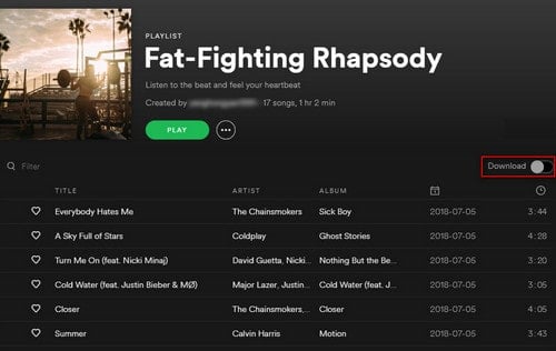 Scarica la musica di Spotify su PC