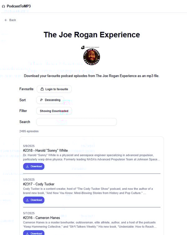 download podcasts from spotify online