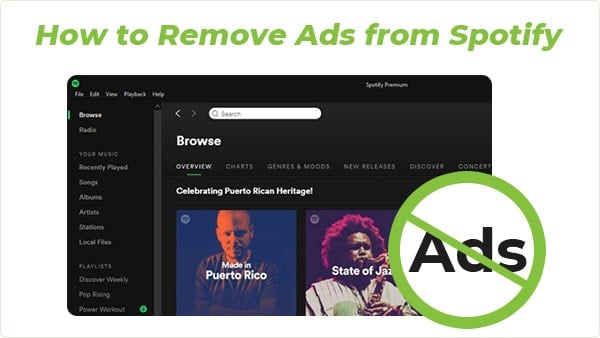 remove ads from spotify