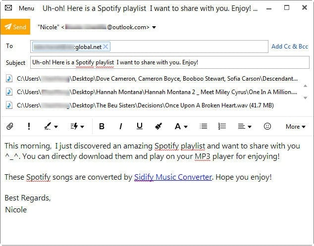 I have two different friends' with contacts in the target company. Resume Email To Friend - How to Share Spotify Song/ Playlist to friends via Email ...