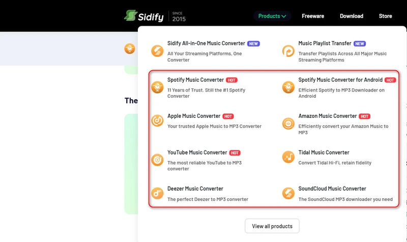 sidify music converters