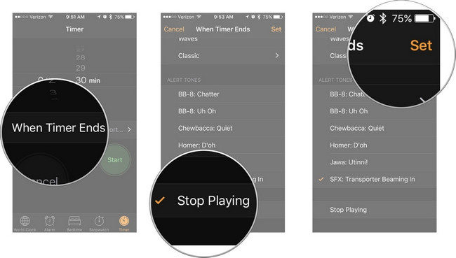 Imposta un timer di spegnimento per Apple Music su iPhone