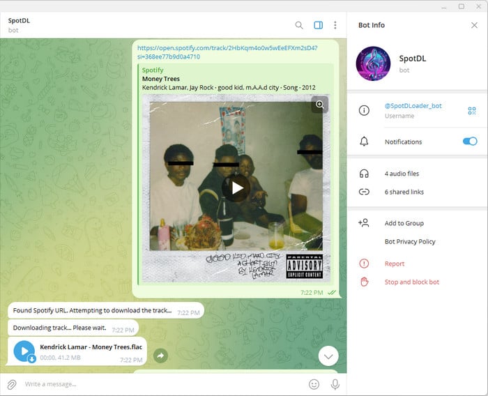 telegram SpotDL bot