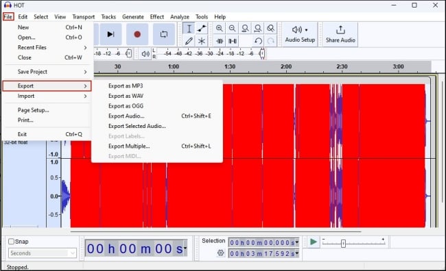 audacity spotify mp3 recorder free