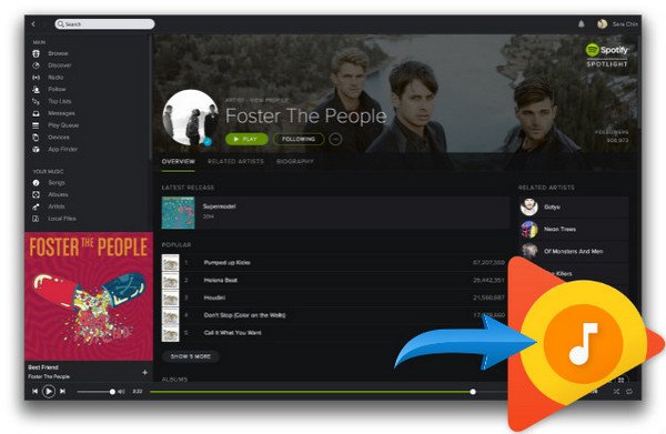 Transfer Spotify Playlists to Google Play Music