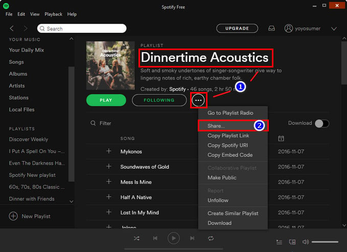 How to Create, Share and Download Spotify Playlist?