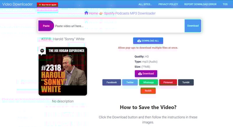 download spotify podcasts mp3 online