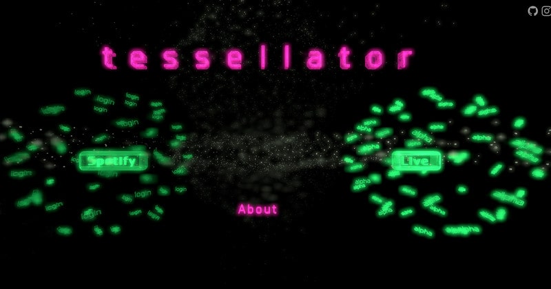 tessellator visualizer for spotify