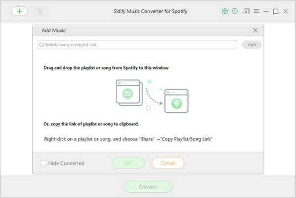 Add Spotify music