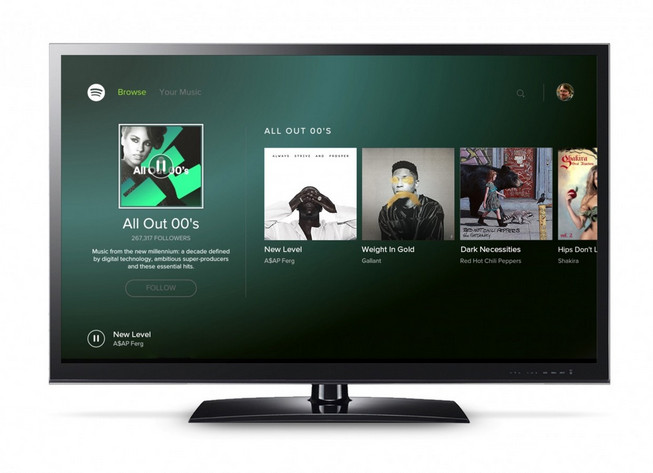 stream Spotify music on Samsung TV