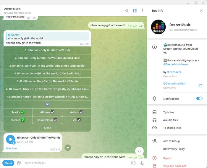 spotify music bot downloader