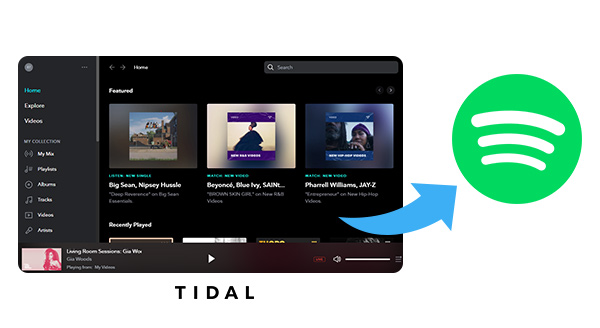 transfer tidal playlists to spotify