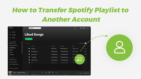 transfer spotify playlist to another account